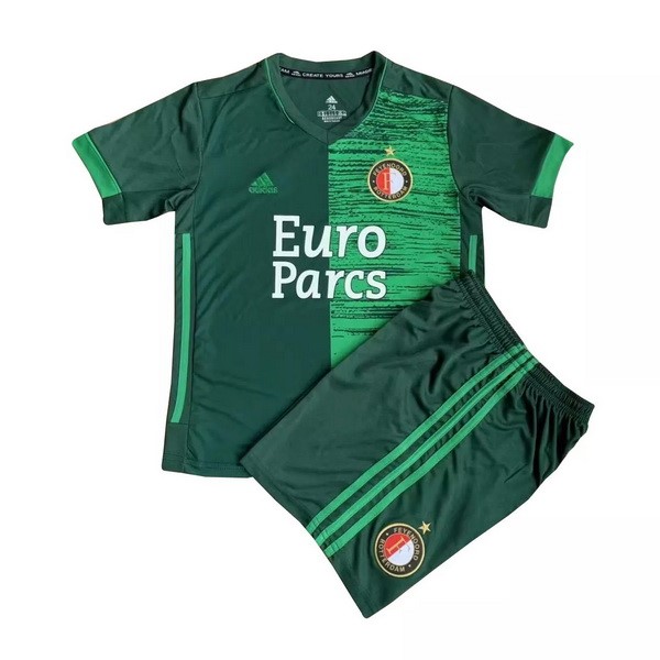 Trikot Feyenoord Rotterdam Auswarts Kinder 2021-22 Grün Fussballtrikots Günstig
